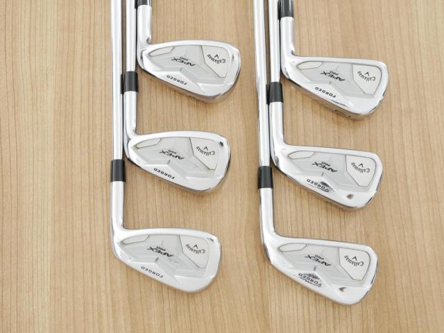 Iron set : Callaway : ชุดเหล็ก Callaway APEX Pro Forged (ออกปี 2019) มีเหล็ก 5-Pw (6 ชิ้น) ก้านเหล็ก NS Pro Modus 120 Flex S