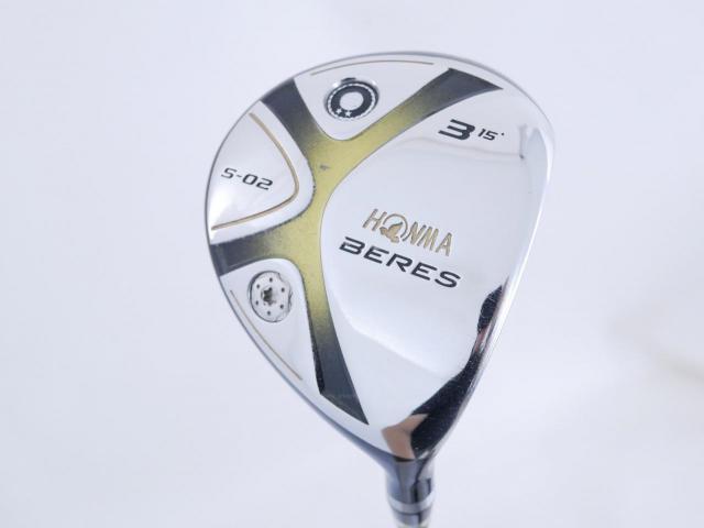 Fairway Wood : Honma : หัวไม้ 3 Honma Beres S-02 Loft 15 ก้าน ARMRQ 6 (49) Flex R (2 ดาว)