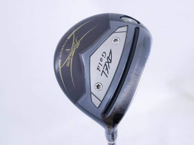 Fairway Wood : Tsuruya : หัวไม้ 3 Tsuruya AXEL Gold Premium 5 (รุ่นปี 2023 ตัวท๊อป เด้งเกินกฏ ของใหม่ 2 หมื่นกว่า) Loft 15 ก้าน Fujikura Ventus TR 5 Flex R