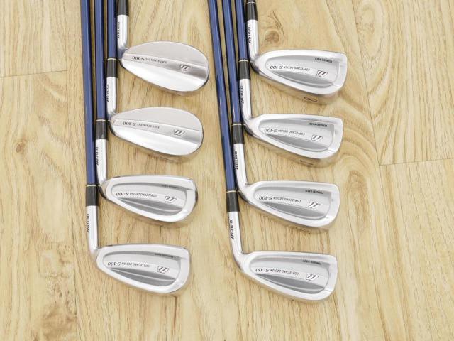 Iron set : Mizuno : ชุดเหล็ก Mizuno S-100 Forged มีเหล็ก 5-Pw,Aw,Sw (8 ชิ้น) ก้านกราไฟต์ Flex SR