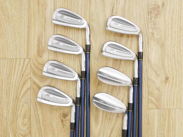 Iron set : Mizuno : ชุดเหล็ก Mizuno S-100 Forged มีเหล็ก 5-Pw,Aw,Sw (8 ชิ้น) ก้านกราไฟต์ Flex SR