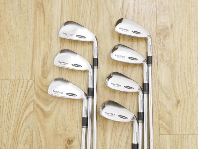 Iron set : Tourstage : ชุดเหล็ก Tourstage TS-211 Airmuscle มีเหล็ก 4-Pw (7 ชิ้น) ก้านเหล็ก NS Pro 950 Flex S