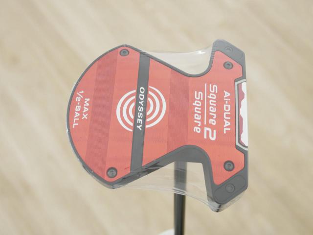 Putter : All : **ของใหม่ ยังไม่แกะพลาสติก** พัตเตอร์ Odyssey Ai-DUAL Square 2 Square Max 1/2-BALL (รุ่นล่าสุด ออกปี 2026) ยาว 34 นิ้ว
