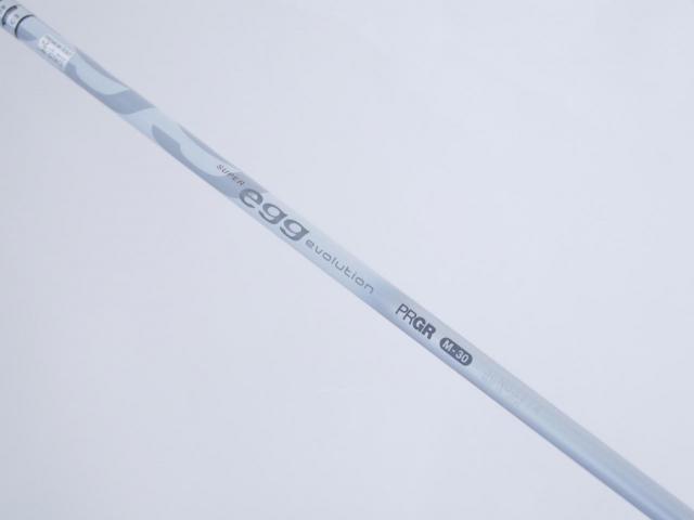 Lady club : All : ไม้กระเทย PRGR Super EGG Evolution (รุ่นล่าสุด ออกปี 2024 หน้าเด้งเกินกฏ ตีไกลมาก) Loft 23 Flex L (M-30)
