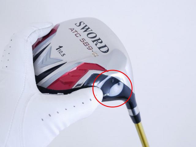 Driver : Katana : **มีบุบ** Katana Sword ATC-589a (460cc.) Loft 10.5 ก้าน Fujikura Speeder 589a Flex R