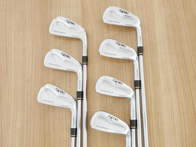 Iron set : Honma : ชุดเหล็ก Honma Tour World TW717V (Forged ปี 2015) มีเหล็ก 4-10 (7 ชิ้น) ก้านเหล็ก NS Pro Modus 120 Flex S
