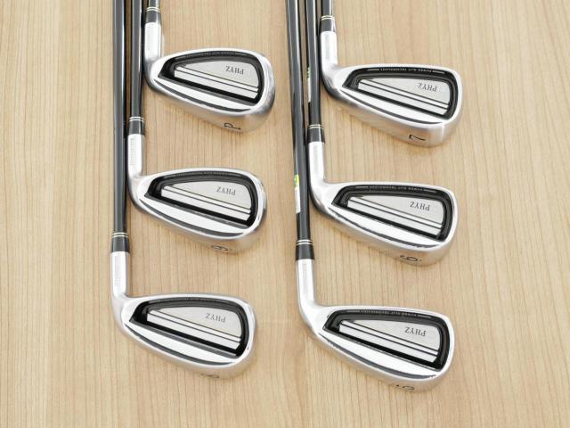 Iron set : Tourstage : ชุดเหล็ก Tourstage PHYZ III (ปี 2017 ซีรี่ย์ท๊อป ใบใหญ่ ตีง่าย ไกล) มีเหล็ก 5-Pw (6 ชิ้น) ก้านกราไฟต์ Flex R