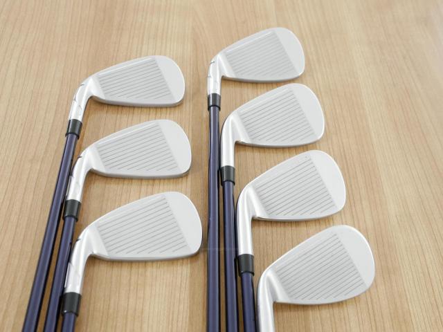 Iron set : Taylormade : ชุดเหล็ก Taylormade Qi (ออกปี 2024 Japan Spec.) มีเหล็ก 5-Pw,Sw (7 ชิ้น) ก้านกราไฟต์ Mitsubishi Diamana TM60 Flex R