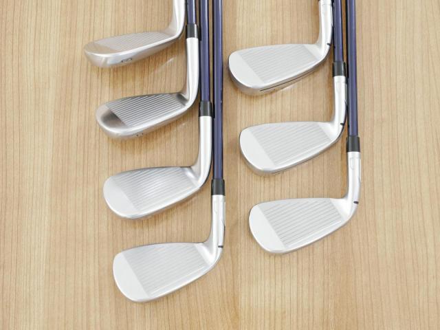 Iron set : Taylormade : ชุดเหล็ก Taylormade Qi (ออกปี 2024 Japan Spec.) มีเหล็ก 5-Pw,Sw (7 ชิ้น) ก้านกราไฟต์ Mitsubishi Diamana TM60 Flex R