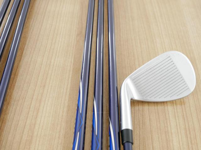 Iron set : Taylormade : ชุดเหล็ก Taylormade Qi (ออกปี 2024 Japan Spec.) มีเหล็ก 5-Pw,Sw (7 ชิ้น) ก้านกราไฟต์ Mitsubishi Diamana TM60 Flex R