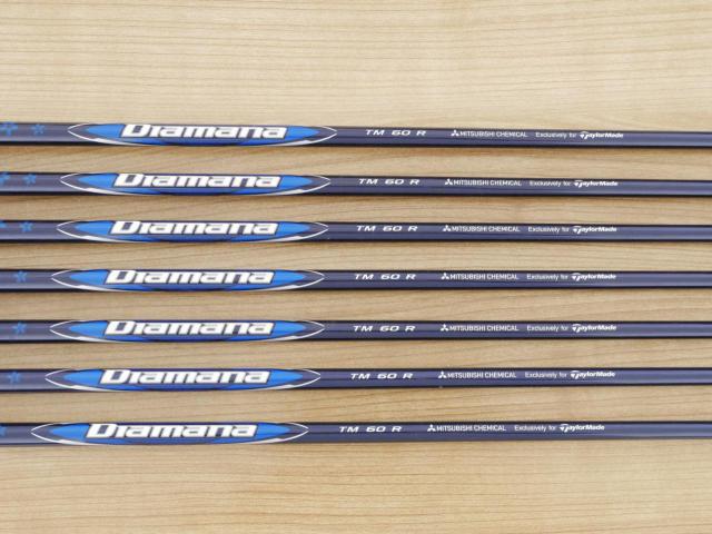 Iron set : Taylormade : ชุดเหล็ก Taylormade Qi (ออกปี 2024 Japan Spec.) มีเหล็ก 5-Pw,Sw (7 ชิ้น) ก้านกราไฟต์ Mitsubishi Diamana TM60 Flex R