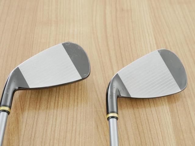 Lady club : All : ชุดเหล็กกระเทย PRGR Super Egg Iron (ปี 2018 ตัวท๊อปสุด หน้าเด้งเกินกฏ ใช้แข่งไม่ได้ ตีไกมลมากๆ) มีเหล็ก 6-Pw,As (6 ชิ้น) ก้านกราไฟต์ Flex L (M-30)