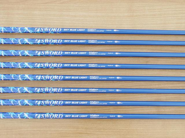 Iron set : Katana : ชุดเหล็ก Katana Sword LX-3000 มีเหล็ก 5-Pw,Aw,Sw (8 ชิ้น) ก้านกราไฟต์ Flex R