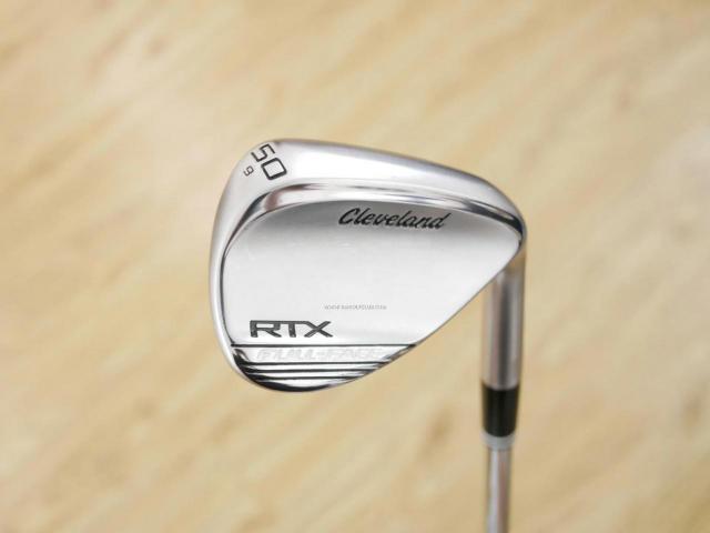 Wedge : Cleveland : Wedge Cleveland RTX Full Face ZIPCORE Loft 50 ก้านเหล็ก Dynamic Gold Tour Issue Spinner Wedge