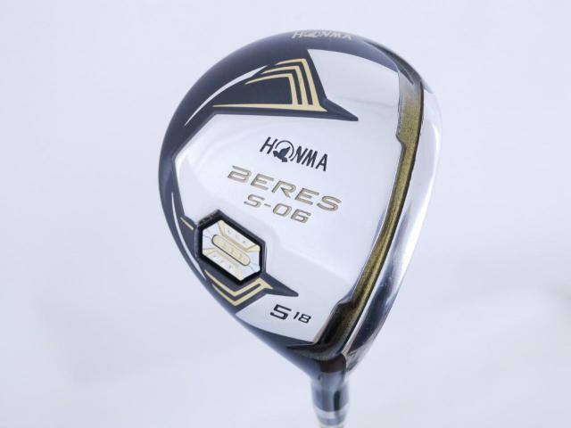 Fairway Wood : Honma : **ก้าน 3 ดาว** หัวไม้ 5 Honma Beres S-06 (รุ่นปี 2019) Loft 18 ก้าน ARMRQ X (43) Flex R (3 ดาว)