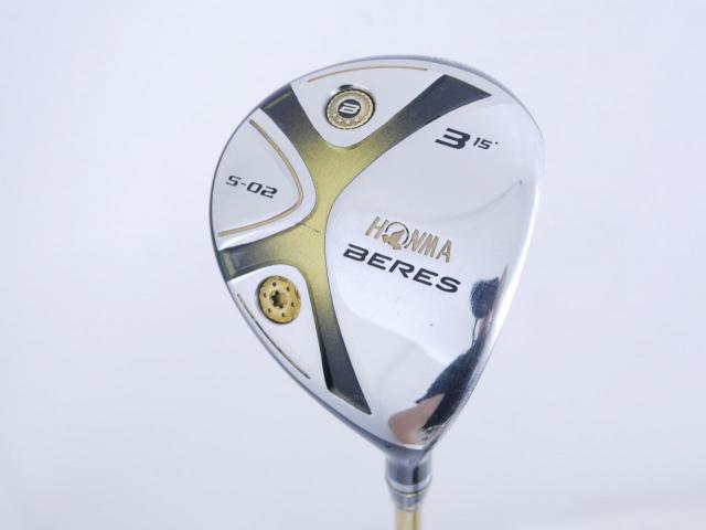 Fairway Wood : Honma : **ก้าน 4 ดาว** หัวไม้ 3 Honma Beres S-02 Loft 15 ก้าน ARMRQ 6 (49) Flex S (4 ดาว)