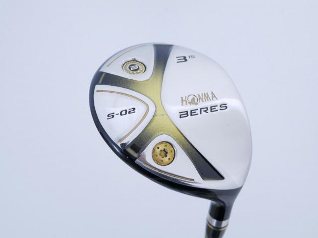 Fairway Wood : Honma : **ก้าน 4 ดาว** หัวไม้ 3 Honma Beres S-02 Loft 15 ก้าน ARMRQ 6 (49) Flex S (4 ดาว)