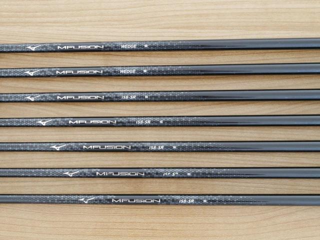 Iron set : Mizuno : ชุดเหล็ก Mizuno GX Forged (ปี 2019) มีเหล็ก 6-Pw,Aw,Sw (7 ชิ้น) ก้านกราไฟต์ Flex SR
