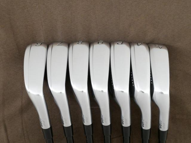 Iron set : PRGR : ชุดเหล็กกระเทย PRGR Egg PF Forged (รุ่นปี 2019 ตีง่ายและไกลมากๆ โกงสุดๆ) มีเหล็ก 6-Pw,Aw,As (7 ชิ้น) ก้านกราไฟต์ Tour AD 85 Flex R