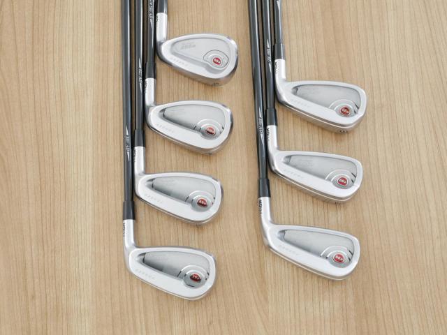 Iron set : PRGR : ชุดเหล็กกระเทย PRGR Egg PF Forged (รุ่นปี 2019 ตีง่ายและไกลมากๆ โกงสุดๆ) มีเหล็ก 6-Pw,Aw,As (7 ชิ้น) ก้านกราไฟต์ Tour AD 85 Flex R