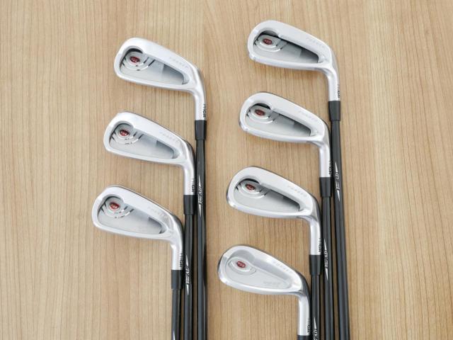 Iron set : PRGR : ชุดเหล็กกระเทย PRGR Egg PF Forged (รุ่นปี 2019 ตีง่ายและไกลมากๆ โกงสุดๆ) มีเหล็ก 6-Pw,Aw,As (7 ชิ้น) ก้านกราไฟต์ Tour AD 85 Flex R