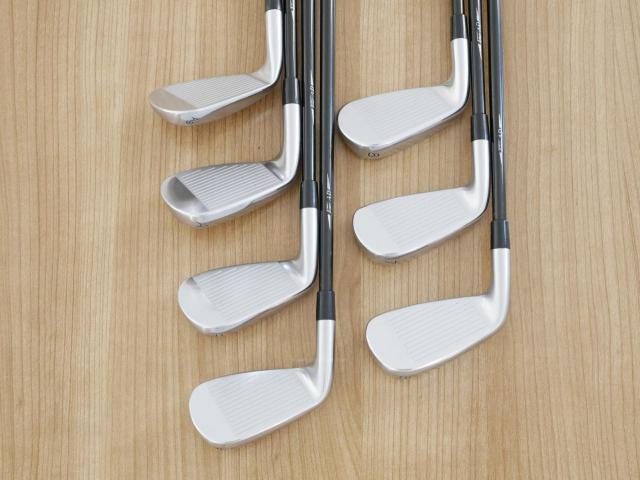 Iron set : PRGR : ชุดเหล็กกระเทย PRGR Egg PF Forged (รุ่นปี 2019 ตีง่ายและไกลมากๆ โกงสุดๆ) มีเหล็ก 6-Pw,Aw,As (7 ชิ้น) ก้านกราไฟต์ Tour AD 85 Flex R