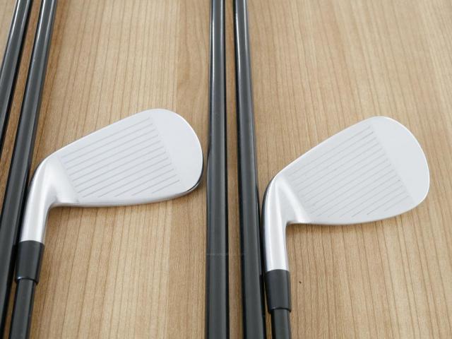 Iron set : PRGR : ชุดเหล็กกระเทย PRGR Egg PF Forged (รุ่นปี 2019 ตีง่ายและไกลมากๆ โกงสุดๆ) มีเหล็ก 6-Pw,Aw,As (7 ชิ้น) ก้านกราไฟต์ Tour AD 85 Flex R