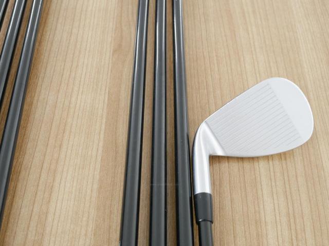 Iron set : PRGR : ชุดเหล็กกระเทย PRGR Egg PF Forged (รุ่นปี 2019 ตีง่ายและไกลมากๆ โกงสุดๆ) มีเหล็ก 6-Pw,Aw,As (7 ชิ้น) ก้านกราไฟต์ Tour AD 85 Flex R