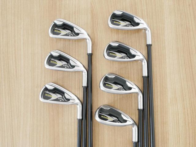 Iron set : Callaway : ชุดเหล็ก Callaway Warbird มีเหล็ก 5-Pw,Sw (7 ชิ้น) ก้านกราไฟต์ Flex R