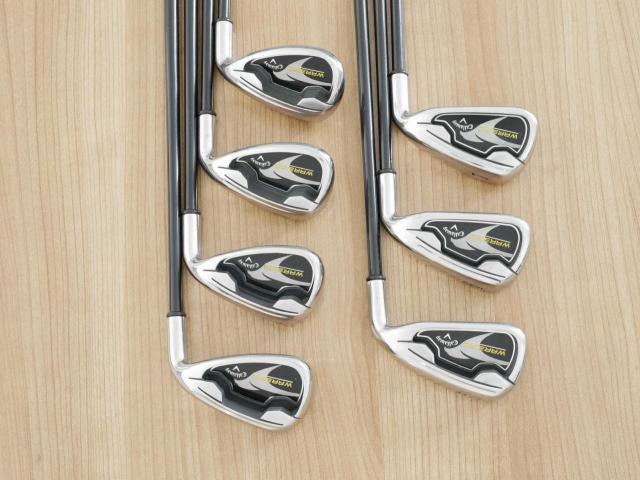 Iron set : Callaway : ชุดเหล็ก Callaway Warbird มีเหล็ก 5-Pw,Sw (7 ชิ้น) ก้านกราไฟต์ Flex R
