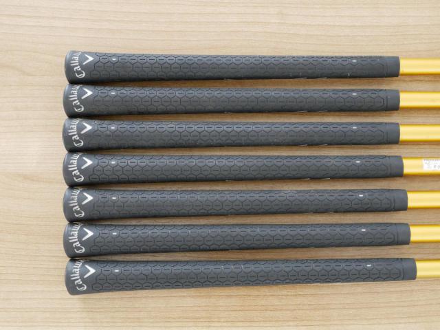 Iron set : Callaway : ชุดเหล็ก Callaway Warbird มีเหล็ก 5-Pw,Sw (7 ชิ้น) ก้านกราไฟต์ Flex R