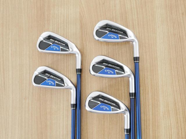 Iron set : Callaway : ชุดเหล็ก Callaway Big Bertha B21 (ออกปี 2021 ตีง่ายที่สุดของ Callaway) มีเหล็ก 6-Pw (5 ชิ้น) ก้านกราไฟต์  Speeder Evolution Flex SR