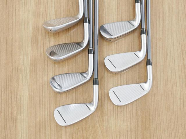 Iron set : Taylormade : ชุดเหล็ก Taylormade Gloire G (รุ่นท๊อปสุด ตีไกลมากๆ เหล็ก 7 Loft 26.5 หน้าเด้ง) มีเหล็ก 6-Pw,Aw,Sw (7 ชิ้น) ก้านกราไฟต์ Flex R