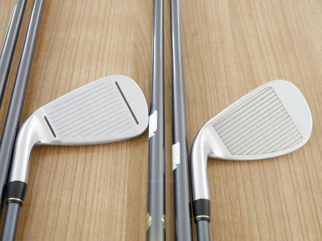 Iron set : Taylormade : ชุดเหล็ก Taylormade Gloire G (รุ่นท๊อปสุด ตีไกลมากๆ เหล็ก 7 Loft 26.5 หน้าเด้ง) มีเหล็ก 6-Pw,Aw,Sw (7 ชิ้น) ก้านกราไฟต์ Flex R