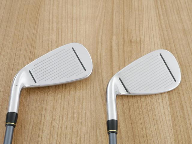 Iron set : Taylormade : ชุดเหล็ก Taylormade Gloire G (รุ่นท๊อปสุด ตีไกลมากๆ เหล็ก 7 Loft 26.5 หน้าเด้ง) มีเหล็ก 6-Pw,Aw,Sw (7 ชิ้น) ก้านกราไฟต์ Flex R