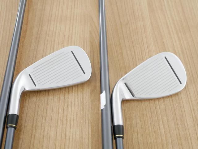 Iron set : Taylormade : ชุดเหล็ก Taylormade Gloire G (รุ่นท๊อปสุด ตีไกลมากๆ เหล็ก 7 Loft 26.5 หน้าเด้ง) มีเหล็ก 6-Pw,Aw,Sw (7 ชิ้น) ก้านกราไฟต์ Flex R