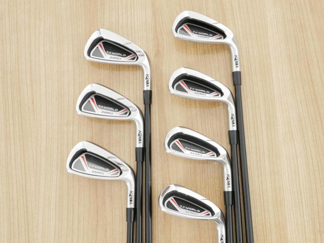 Iron set : Honma : ชุดเหล็ก Honma Tour World ZERO (ใบใหญ่ ตีง่าย ไกล) มีเหล็ก 6-10,Aw,Sw (7 ชิ้น) ก้านกราไฟต์ Flex S