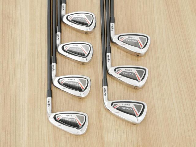 Iron set : Honma : ชุดเหล็ก Honma Tour World ZERO (ใบใหญ่ ตีง่าย ไกล) มีเหล็ก 6-10,Aw,Sw (7 ชิ้น) ก้านกราไฟต์ Flex S