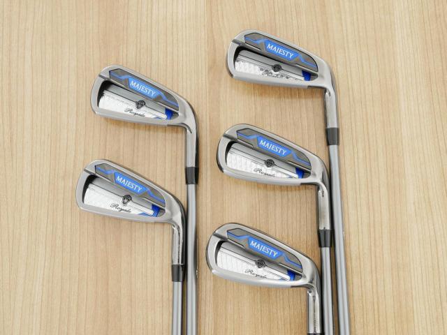 Iron set : Maruman : ชุดเหล็ก Maruman Majesty Royale (รุ่นท๊อปสุด ออกปี 2024 ของใหม่ 9 หมื่นบาท) มีเหล็ก 6-Pw (5 ชิ้น เบอร์ 6 ตีระยะเท่าเบอร์ 5 ของรุ่นอื่น) ก้านกราไฟต์ Fujikura MCI 60 Flex S