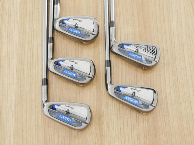 Iron set : Maruman : ชุดเหล็ก Maruman Majesty Royale (รุ่นท๊อปสุด ออกปี 2024 ของใหม่ 9 หมื่นบาท) มีเหล็ก 6-Pw (5 ชิ้น เบอร์ 6 ตีระยะเท่าเบอร์ 5 ของรุ่นอื่น) ก้านกราไฟต์ Fujikura MCI 60 Flex S