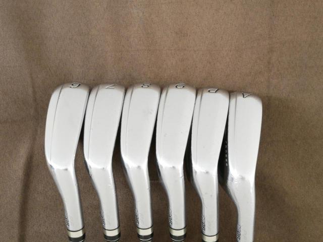 Iron set : PRGR : ชุดเหล็ก PRGR Egg PF Forged (รุ่นปี 2019 ตีง่ายและไกลมากๆ โกงสุดๆ) มีเหล็ก 6-Pw,Aw (6 ชิ้น) ก้านกราไฟต์ M-40 Flex SR