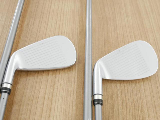 Iron set : PRGR : ชุดเหล็ก PRGR Egg PF Forged (รุ่นปี 2019 ตีง่ายและไกลมากๆ โกงสุดๆ) มีเหล็ก 6-Pw,Aw (6 ชิ้น) ก้านกราไฟต์ M-40 Flex SR