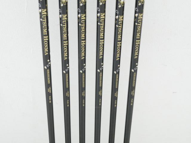 Iron set : Other Brand : ชุดเหล็ก Mutsumi Honma MH777 One Length (ใบใหญ่ ตีง่าย ไกล) มีเหล็ก 5-Pw (6 ชิ้น) ก้านกราไฟต์ Flex SR