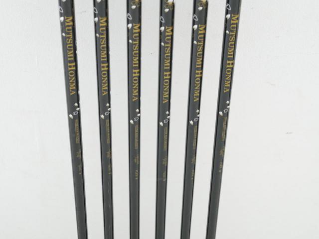 Iron set : Other Brand : ชุดเหล็ก Mutsumi Honma MH777 One Length (ใบใหญ่ ตีง่าย ไกล) มีเหล็ก 5-Pw (6 ชิ้น) ก้านกราไฟต์ Flex R