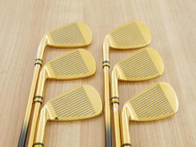 Iron set : Other Brand : ชุดเหล็ก Mutsumi Honma MH777 One Length (ใบใหญ่ ตีง่าย ไกล) มีเหล็ก 5-Pw (6 ชิ้น) ก้านกราไฟต์ Flex R
