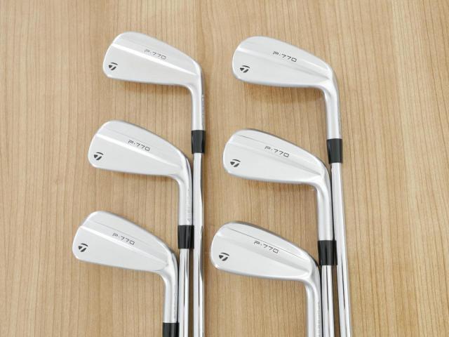 Iron set : Taylormade : ชุดเหล็ก Taylormade P770 Forged (รุ่นล่าสุด ออกปี 2024 นุ่ม แน่น) มีเหล็ก 5-Pw (6 ชิ้น) ก้านเหล็ก NS Pro Modus 105 Flex S