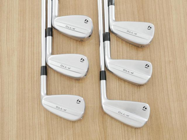 Iron set : Taylormade : ชุดเหล็ก Taylormade P770 Forged (รุ่นล่าสุด ออกปี 2024 นุ่ม แน่น) มีเหล็ก 5-Pw (6 ชิ้น) ก้านเหล็ก NS Pro Modus 105 Flex S