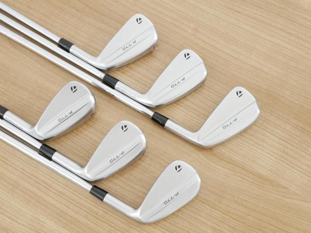 Iron set : Taylormade : ชุดเหล็ก Taylormade P770 Forged (รุ่นล่าสุด ออกปี 2024 นุ่ม แน่น) มีเหล็ก 5-Pw (6 ชิ้น) ก้านเหล็ก NS Pro Modus 105 Flex S