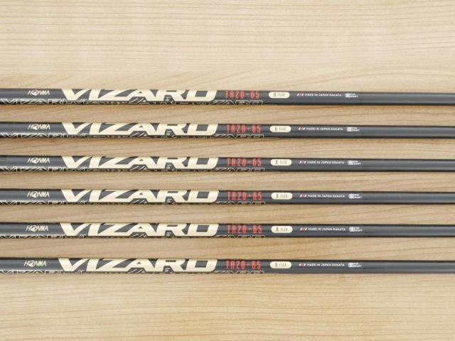 Iron set : Honma : ชุดเหล็ก Honma Tour World TR20P (ออกปี 2020) มีเหล็ก 6-11 (6 ชิ้น) ก้านกราไฟต์ Honma Vizard TR20-65 Flex R