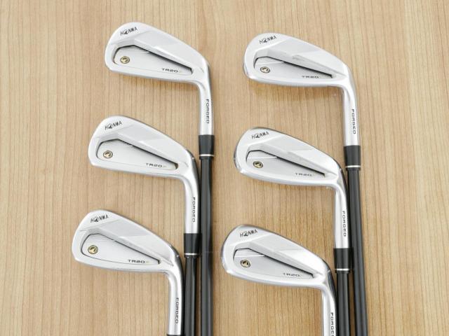 Iron set : Honma : ชุดเหล็ก Honma Tour World TR20P (ออกปี 2020) มีเหล็ก 6-11 (6 ชิ้น) ก้านกราไฟต์ Honma Vizard TR20-65 Flex R